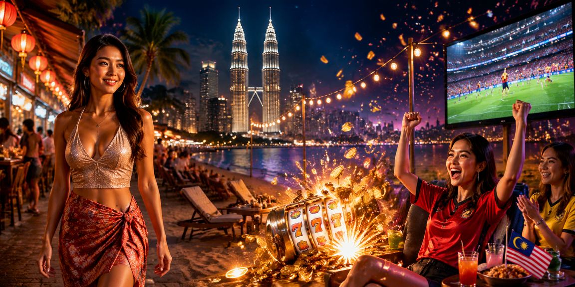 Pemain menikmati permainan slot dalam talian di Kuala Lumpur Malaysia